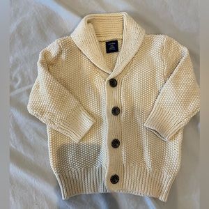 EUC babyGap Shawl Neck Cardigan